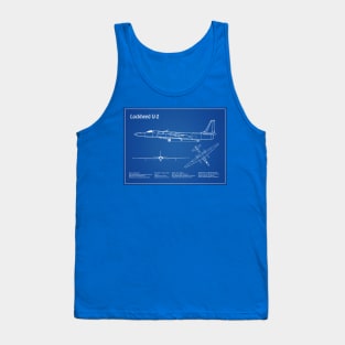 Lockheed U-2 Dragon Lady - AD Tank Top